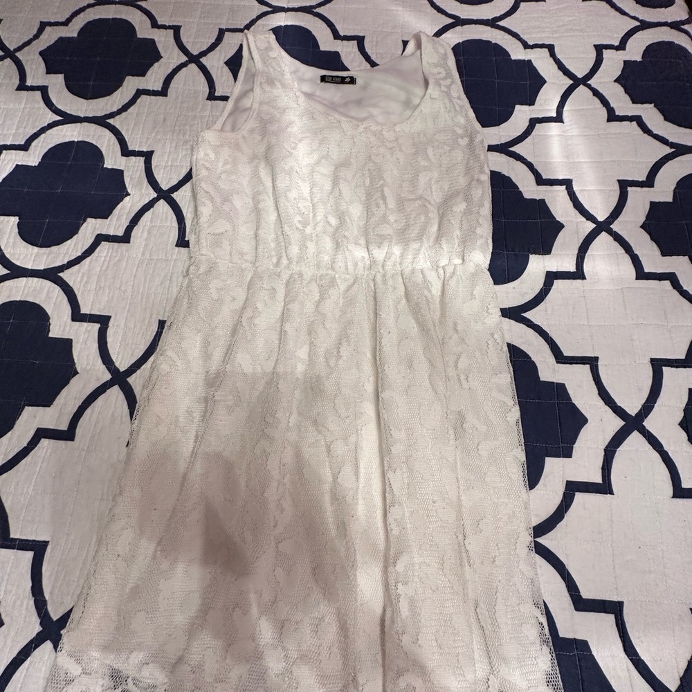 Star Vixen White Lace Mini Dress
